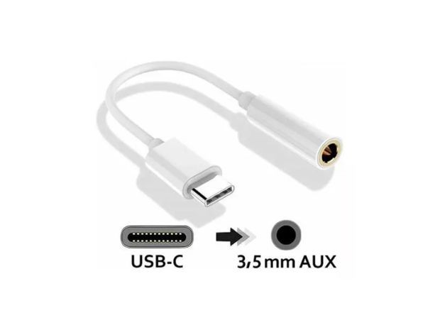&u++ CABLE ADAPTADOR TIPO C A PLUG DE PLASTICO (4326)